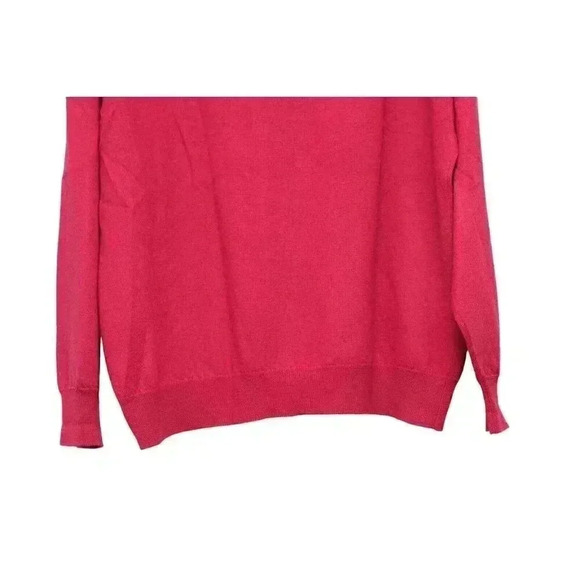 Laura Ashley Collared Henley Sweater Blouse Size XL 100% Lambswool Preppy - Picture 11 of 11